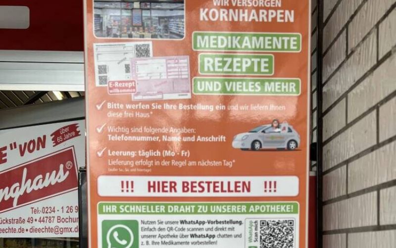 Kornharpener „Apotheke“ ist eine Art Briefkasten