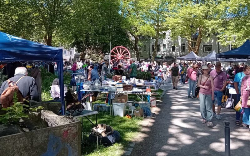 Gerther Frühlings-Flohmarkt: Ein voller Erfolg