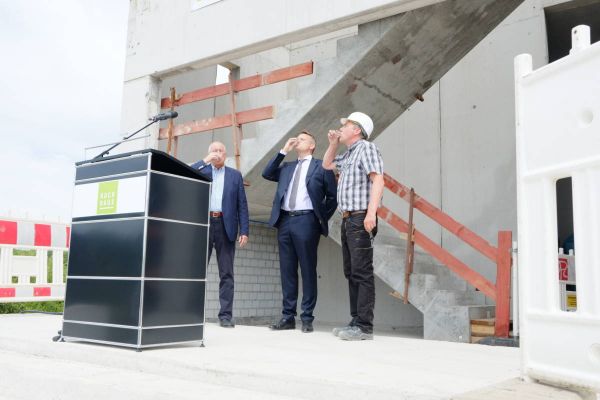 Rohbau für große Krankenhausküche in Gerthe steht