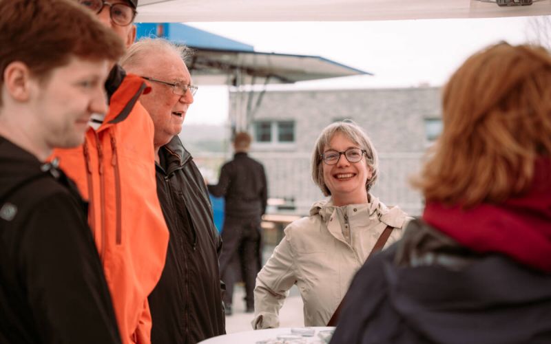 Bochum Perspektive hatte zum Nachbarschaftsgrillen am O-Werk geladen