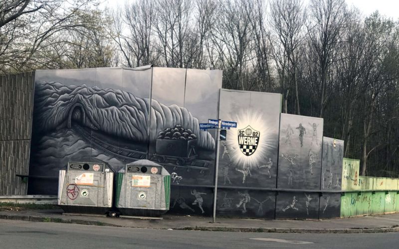 Kreative Idee für Glascontainer