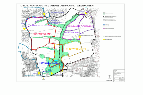 Landschaftsraum "NSG Oberes Oelbachtal" - Rundwegesystem