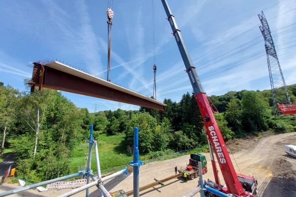 Hier entsteht die neue Nevetalbrücke. Foto: Straßen.NRW