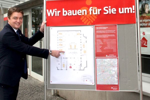 Sparkasse Bochum saniert Geschäftsstelle in Riemke