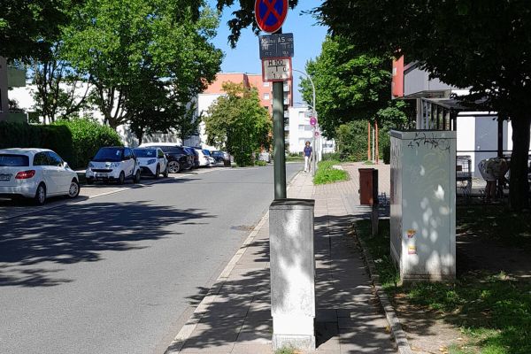 Auf dem Ginsterweg haben es Fußgänger schwer