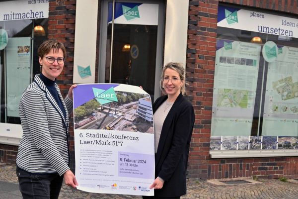 Neue Ansprechpersonen im Stadtteilbüro Laer