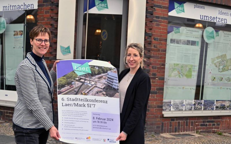 Neue Ansprechpersonen im Stadtteilbüro Laer