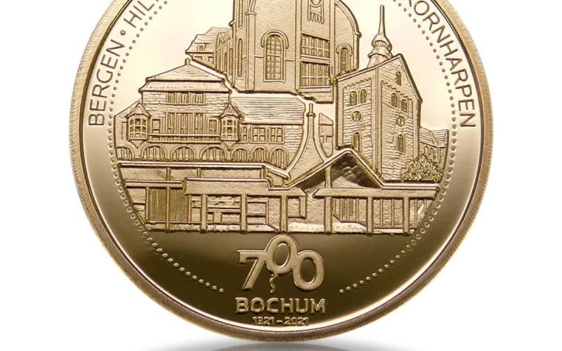 Sonderprägung zum 700. Geburtstag Bochums erschienen