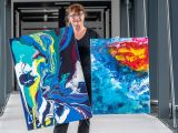 Kunstausstellung „Magie der Farben“ im Knappschaftskrankenhaus