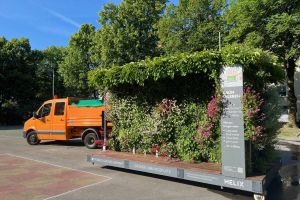Vereine, Schulklassen und Initiativen vor Ort sind eingeladen, den Raum zu nutzen. Aktuell stehen zwei Mobile Grüne Zimmer bereit. Foto: Stadt Bochum