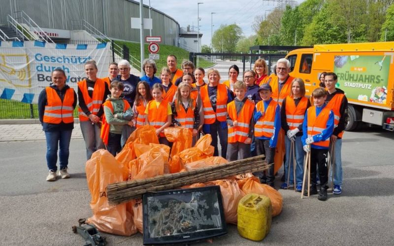 Der Frühjahrs-Stadtputz 2026 hat im gesamten Stadtgebiet Bochum 14.375 Menschen mobilisiert - ein neuer Rekord. Foto: Stadt Bochum, Ismet Bostan