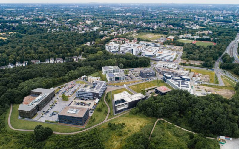 Lehre und Forschung sind im Norden angesiedelt. Foto: Bochum Wirtschaftsentwicklung, Donna und der Blitz GmbH.
