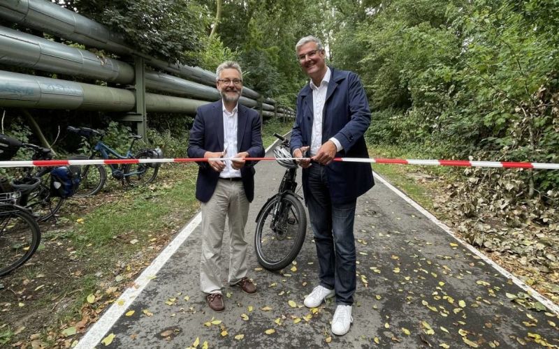 Neu ausgebaute Radroute im Bochumer Norden eröffnet
