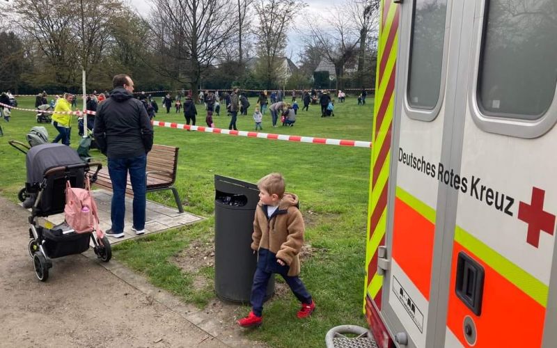 Die Ostereiersuche im Stadtgarten Wattenscheid fällt in diesem Jahr aus. Das DRK will seine Ehrenamtlichen vor Beschimpfungen schützen. Foto: DRK