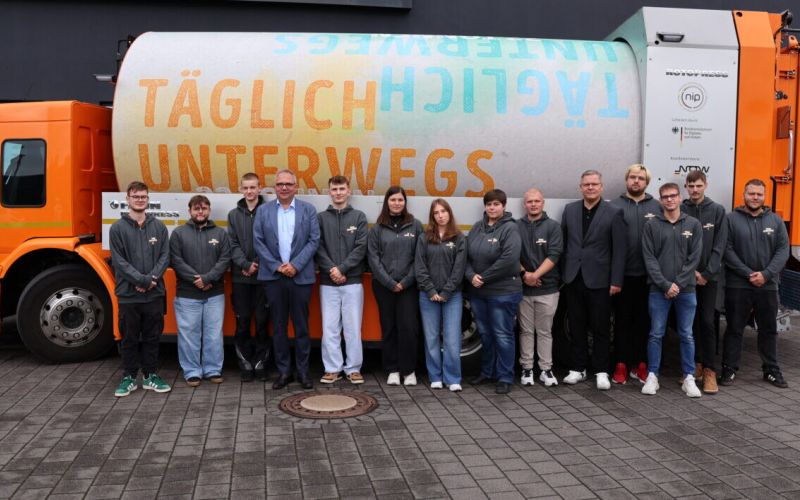 Die neuen Azubis beim USB – für das nächste Jahr wird schon gesucht