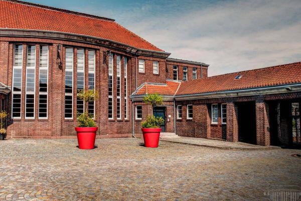 Die Ausbildungsmesse findet in der alten Lohnhalle statt.