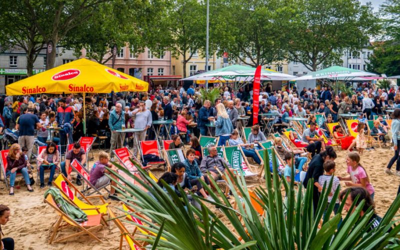 Beach-Feeling auf dem Alten Markt