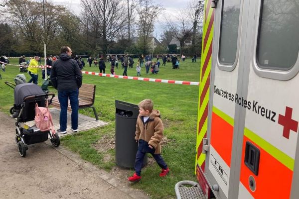 Die Ostereiersuche im Stadtgarten Wattenscheid fällt in diesem Jahr aus. Das DRK will seine Ehrenamtlichen vor Beschimpfungen schützen. Foto: DRK
