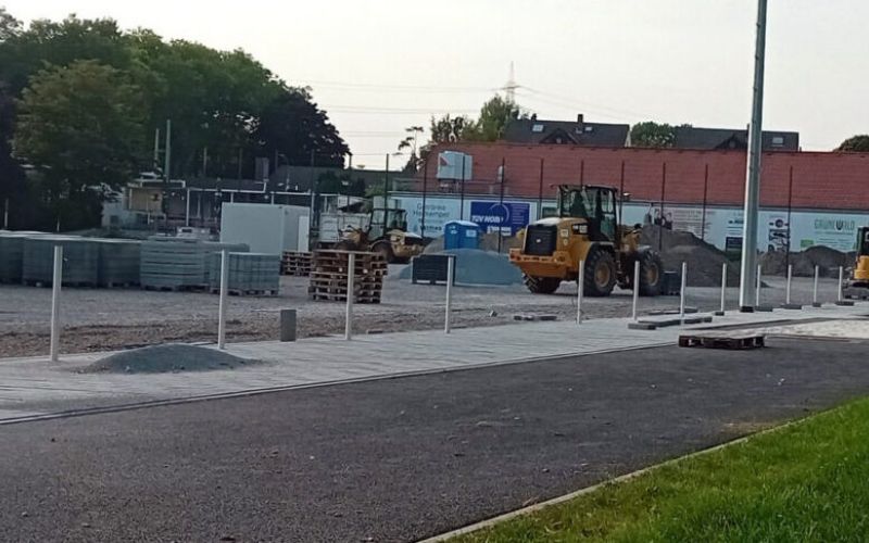 Umbau des Günnigfelder Sportplatzes schreitet zügig voran