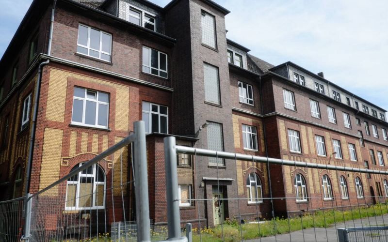 Das Verwaltungsgebäude der Zeche Lothringen in Gerthe
