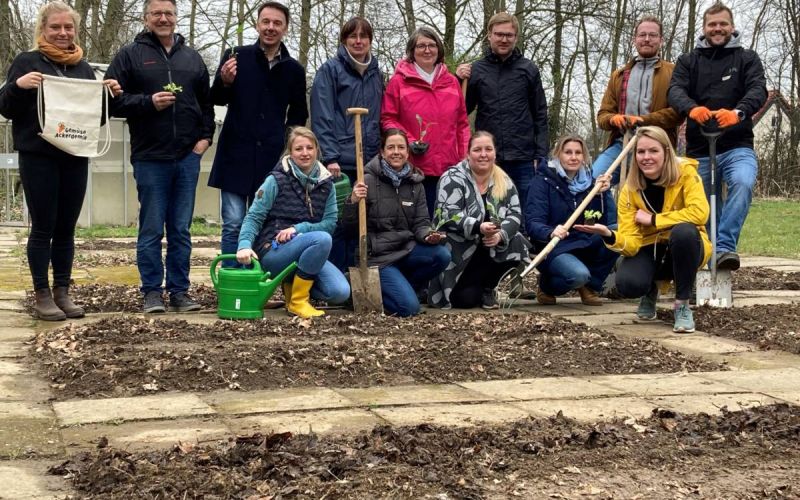 Im Bergener Schulgarten wächst jetzt Gemüse