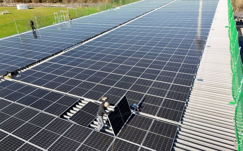 Photovoltaik-Anlage. Foto: Stadt Bochum
