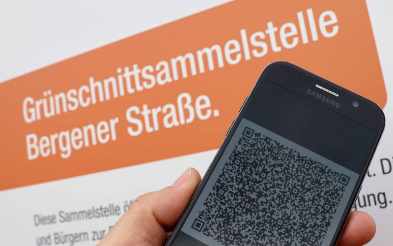 Mit dem QR Code kann man sich beim USB für den Digitalen Wertstoffhof registrieren lassen und bekommt dann deinen persönlichen Zugangscode zugesendet