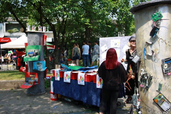 Beim Quartiersfest Rosenberg gibt es viel zu entdecken. Foto: Ulrike Gerhard