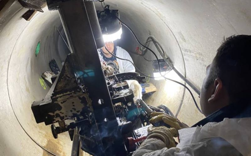 Kanalarbeiten in Hiltrop: Baumaßnahme im Untergrund