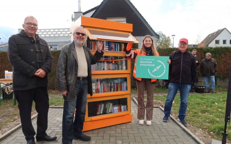 Ein neuer Bücherschrank für Harpen