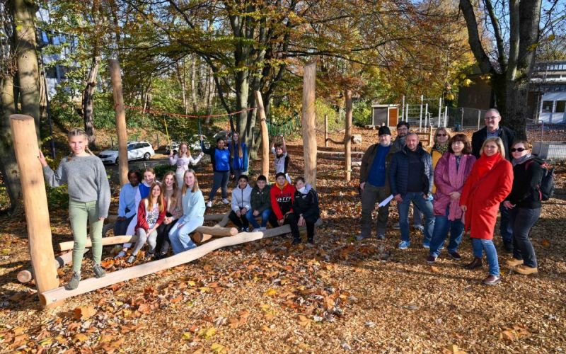Stadterneuerung bringt Naturspiel, Sport und Fitness an die Willy-Brandt-Gesamtschule