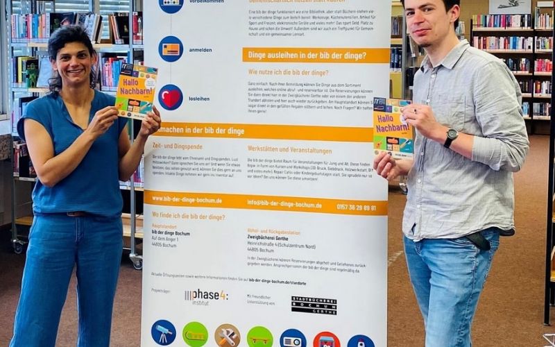 Stadtteilbücherei Gerthe und „Bibliothek der Dinge“ kooperieren