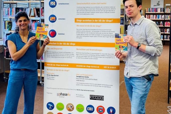 Stadtteilbücherei Gerthe und „Bibliothek der Dinge“ kooperieren