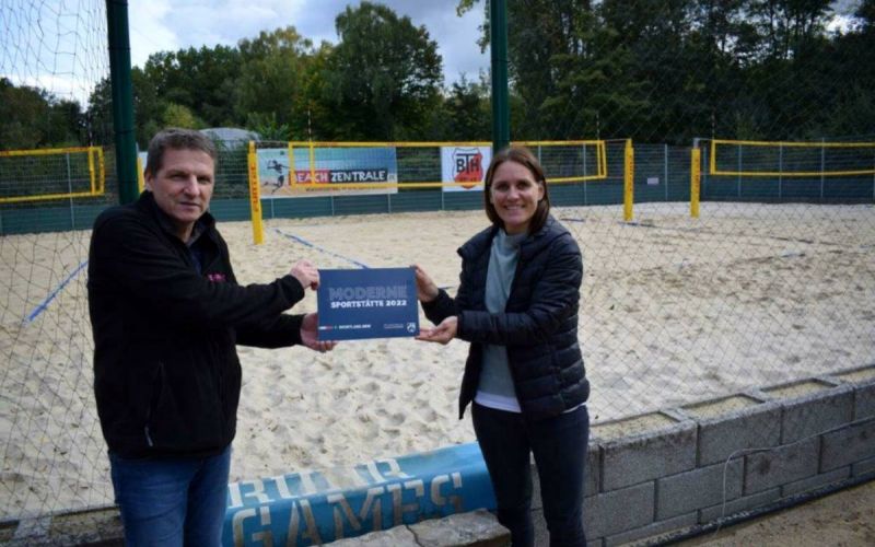 Beachvolleyballanlage an der Ostfeldmark komplett saniert