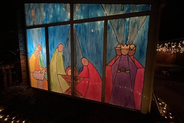 Begehbarer Adventskalender in Werne