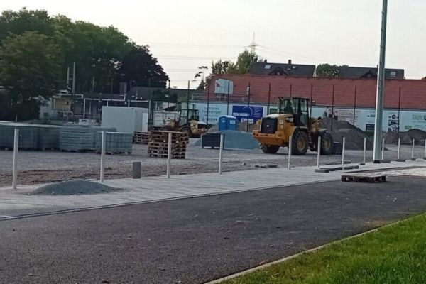 Umbau des Günnigfelder Sportplatzes schreitet zügig voran