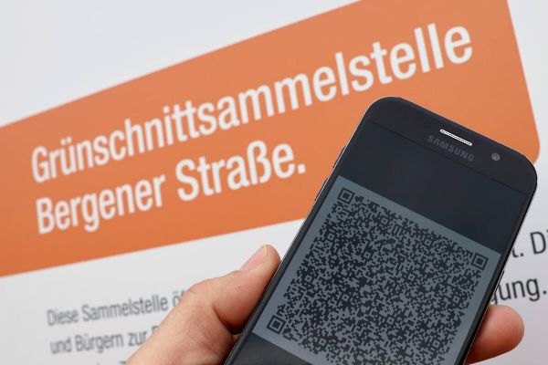 Mit dem QR Code kann man sich beim USB für den Digitalen Wertstoffhof registrieren lassen und bekommt dann deinen persönlichen Zugangscode zugesendet
