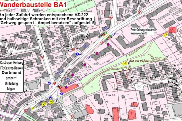 Glasfasernetz-Ausbau: Castroper Hellweg wird teilweise zur Einbahnstraße