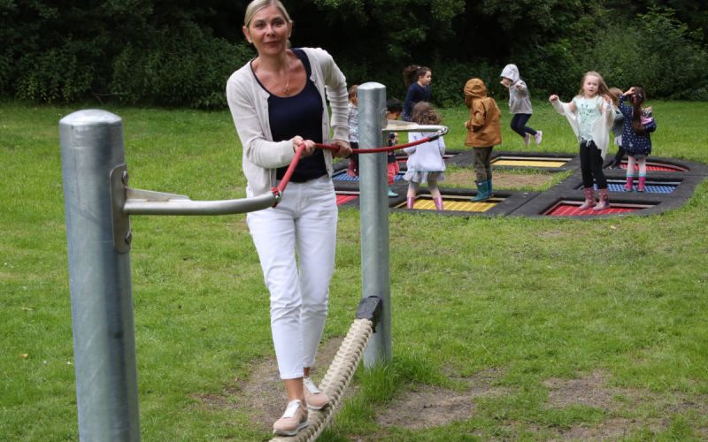 Bespielbare Stadt: Es darf gehüpft werden …