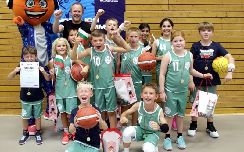 Frauenlobschule gewinnt bei der Basketball-EM in der Kölner Lanxess-Arena