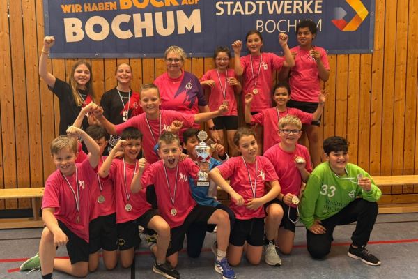 Von Waldthausen Grundschule ist Handball-Stadtmeister