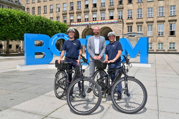 Fahrradstaffel ist gestartet