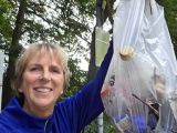 Christiane Frisch und die Mitglieder der „Müll-Mafia“ sind ehrenamtlich in Gerthe und Umgebung im Einsatz. Fotos: privat