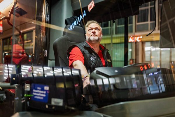 Die NachtExpressfahrenden von der BOGESTRA