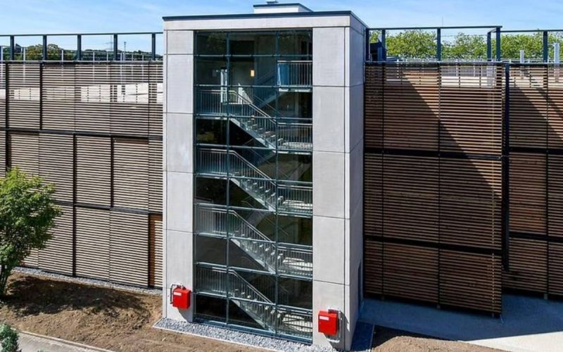 Parkhaus des Knappschaftskrankenhauses ist endlich fertig