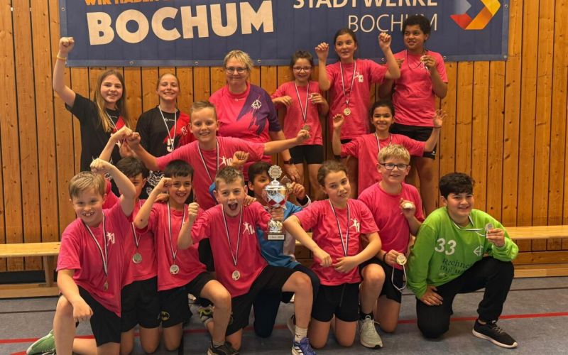 Von Waldthausen Grundschule ist Handball-Stadtmeister