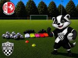 Werni Wacker, der Vereinsdachs des SC Werne 02, heißt das neue Maskottchen. Foto: SC Werne