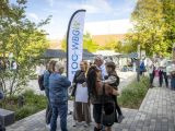 Die WBGW feierte ihren 100. Geburtstag mit Mitgliedern, Mitarbeitenden und Gästen rund um die neue Geschäftsstelle in der Maggi-Kirche. Fotos: WBGW