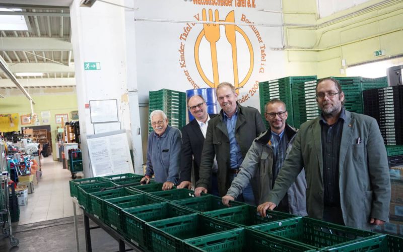 Tafel Bochum erhält die GWV-Jubiläumsspende