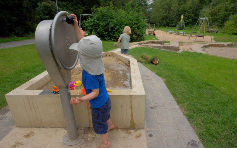 Wasserspielplatz für den Volkspark Hiltrop